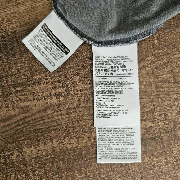 Levi’s Boxtab Graphic Tee T-Shirt Small, Grey - Picture 6 of 8